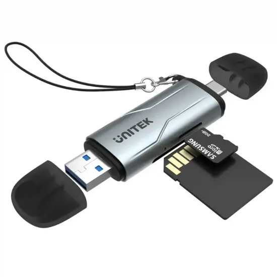 UNITEK 2' SI 1 ARADA KART OKUYUCU MICRO SD / SD (R1010A) resmi