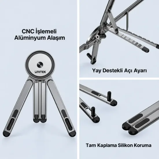 UNITEK TAŞINABİLİR MANYETİK STAND (OT1121AGY01) resmi