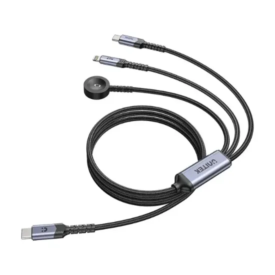 UNITEK USB-C 3' U 1 ARADA 100 W HIZLI SARJ KABLOSU 1.2M (C14180AGY01-1.2M) resmi