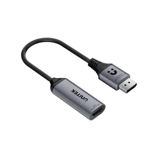 UNITEK 8K 60HZ DISPLAYPORT TO HDMI ADAPTOR (V1617AGY01) resmi