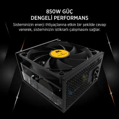 JAMES DONKEY JDP850 APFC 12CM 80+ BRONZE 850W PSU resmi