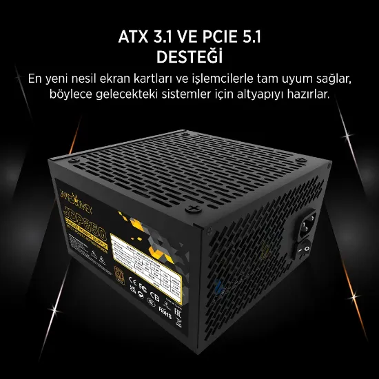 JAMES DONKEY JDP850 APFC 12CM 80+ BRONZE 850W PSU resmi