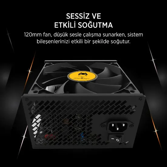 JAMES DONKEY JDP750 APFC 12CM 80+ BRONZE 750W PSU resmi