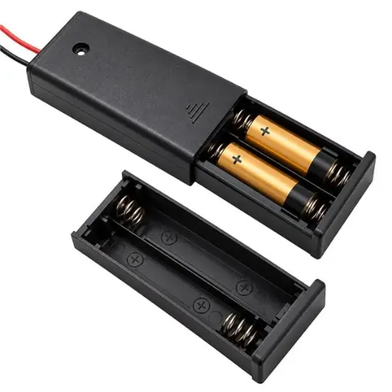 PowerMaster PM-38178  2'li AA On-Off Anahtar Swıtchli Pil Yuvası resmi