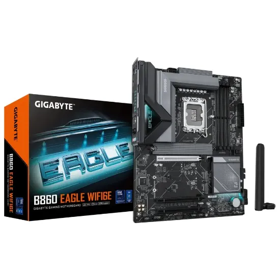 GIGABYTE B860 EAGLE WIFI6E DDR5 M.2 HDMI DP ATX 1851P resmi