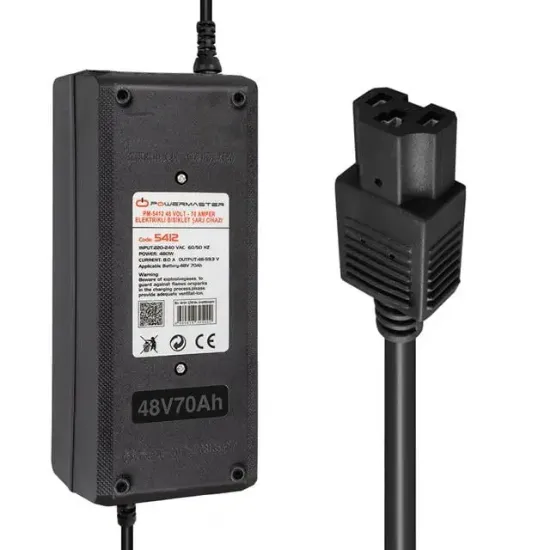 PowerMaster 48 Volt - 70 Amper Elektrikli Bisiklet Şarj Cihazı resmi