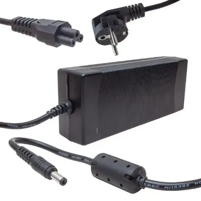 Powermaster PM-10166 24 Volt - 5 Amper - 120 Watt 5.5*2.5 Mm Uçlu Plastik Kasa Masaüstü Adaptör resmi