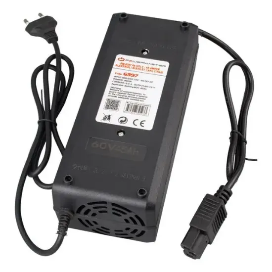 Powermaster PM-6397 60 Volt - 45 Amper Elektrikli Bisiklet Şarj Cihazı resmi