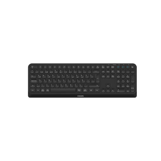 PHILIPS KABLOSUZ  KLAVYE&MOUSE SET SPT6407 SİYAH resmi