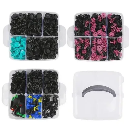 Powermaster PM-26823 Oto Tampon Tutucu Klipsi Plastik Bağlantı Ekipmanları 696'lı Set                resmi