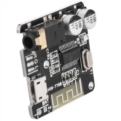 Magicvoice MV-14804 Oto Teyp Bluetooth 5.0 Çevirici Kiti Harici Batarya Destekli Şarj Modüllü (30x30mm) resmi