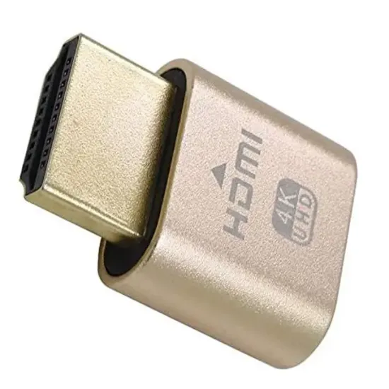 Powermaster PM-29416 HDMI 4K Uhd Dummy Plug Sanal Monitör Ekran Kartı Emülatörü resmi
