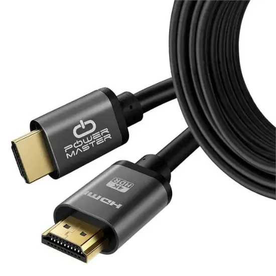 Powermaster PM-39207 20 Metre 4K 60Hz Metal Başlıklı HDMI Kablo resmi