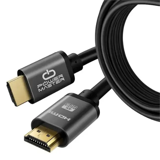 Powermaster PM-39205 10 Metre 4K 60Hz Metal Başlıklı HDMI Kablo resmi