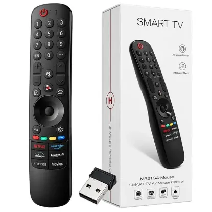 Huayu MR21GA-MOUSE AKB74855401 Netflix-Rakuten-Prime Video-Movies Tuşlu Air Mouse Sihirli Kumanda resmi