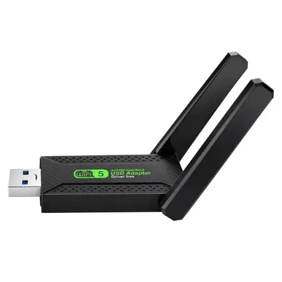 Everest Everlink EWA600 Wi-Fi 5 AC600 USB Kablosuz Adaptör resmi