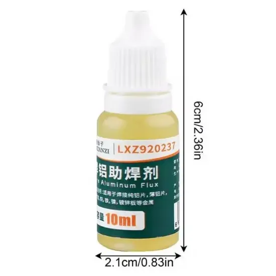 PowerMaster Sıvı Lehim Flux Pastası 10ML Paslanmaz Çelik Nikel Alüminyum Bakır resmi