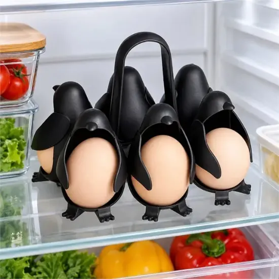 Sunup SN-38917 6 Bölmeli Penguen Tasarımlı Yumurta Haşlama Aparatı resmi